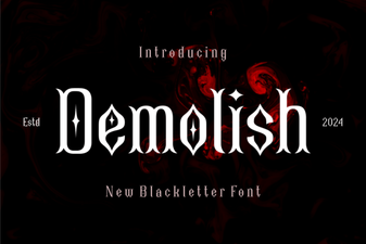 Demolish Font: Bold Typography for Creative Projects