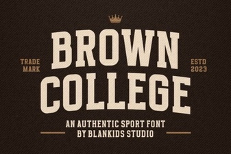 Brown College Font: Elegant Typography for Academic Projects