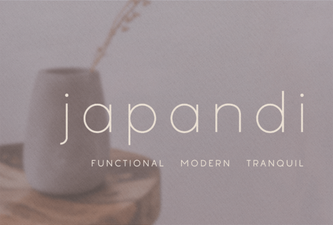 Japandi Font: Minimalist Typography for Modern Design Projects