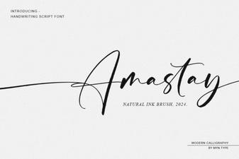 Amastay Font: Elegant Typography for Creative Projects