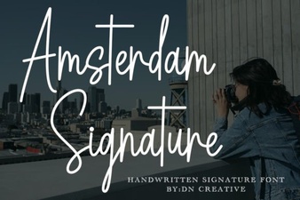 Amsterdam Signature Font for Creative Design Projects