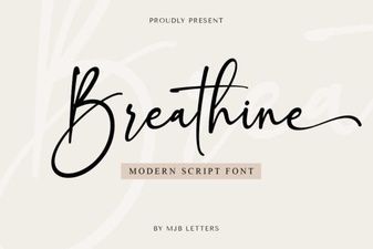 Breathine Font: Elegant Typography for Creative Projects